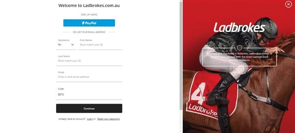 Ladbrokes Australia Referral Code